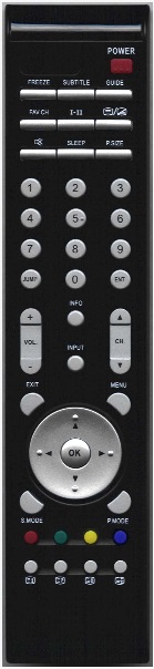 AKAI AL2225CI, AL1925CI replacement remote control different look