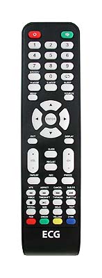 ECG 24LED621PVR replacement remote control different look