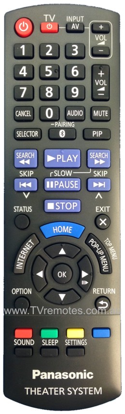 Panasonic N2QAYB000970 replacement remote control different look