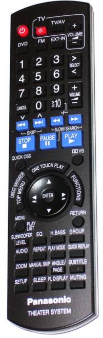Panasonic N2QAYB000097  original remote control