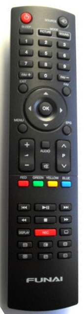 Funai 39FL753P/10 replacement remote control different look