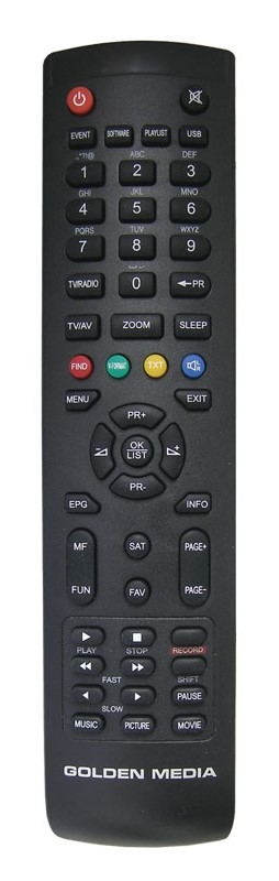 Golden media Wizard replacement remote control different look