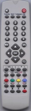 Humax RM-F01 RM-F04 replacement remote control differen look - only for SAT receiver