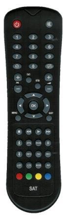 Replacement remote control TOPFIELD - TF 7700, TF 7700 HSCI
