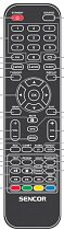 Sencor SLE2459M4 replacement remote control different look