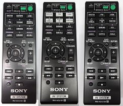 Sony RM-ADU162, RM-ADU101, RM-ADU138 replacement remote control different look