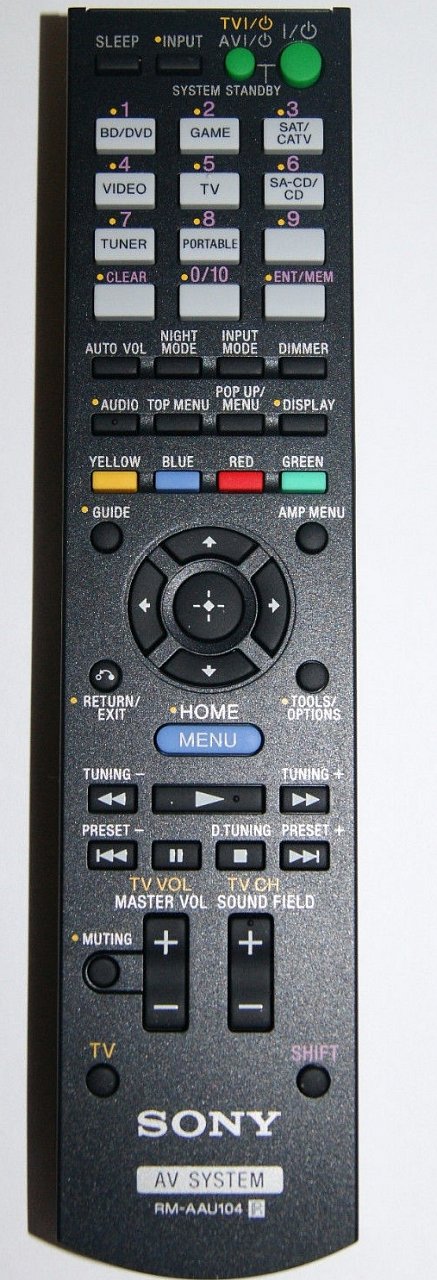 Sony RM-AAU104 original remote control