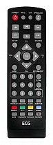 Sencor SDV8806T = ECG DVD4550DVB-T, EDVD3250D, DVD3250HPVR replacement remote control different look