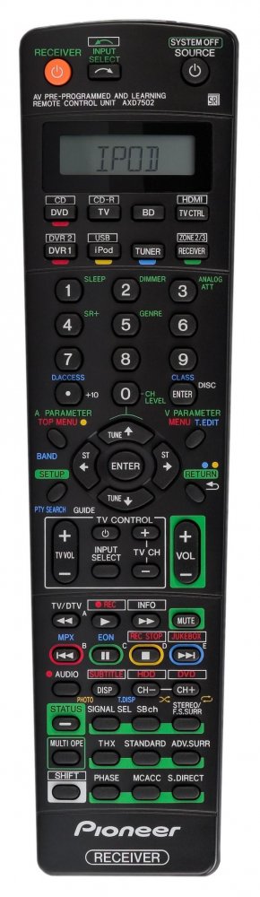 Pioneer VSX-LX60 original remote control AXD7502